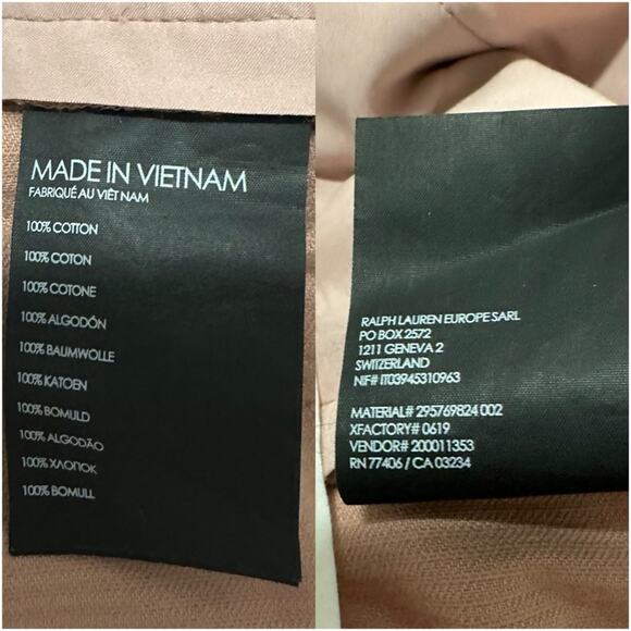 CLUB MONACO High Rise Wide-Leg Cords in Mauve - Picture 9 of 11